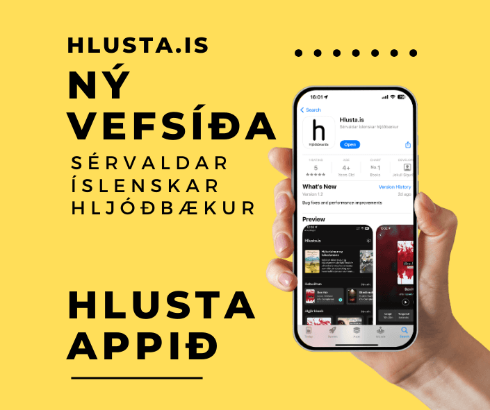 Hlusta.is mobile app design
